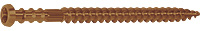 Star Drive Titan III Composite Screws with Hickory Finish