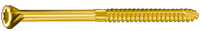 Zinc Yellow Star Drive Wood Screws